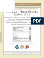 Pain Plantar Fasciitis Revision 2023