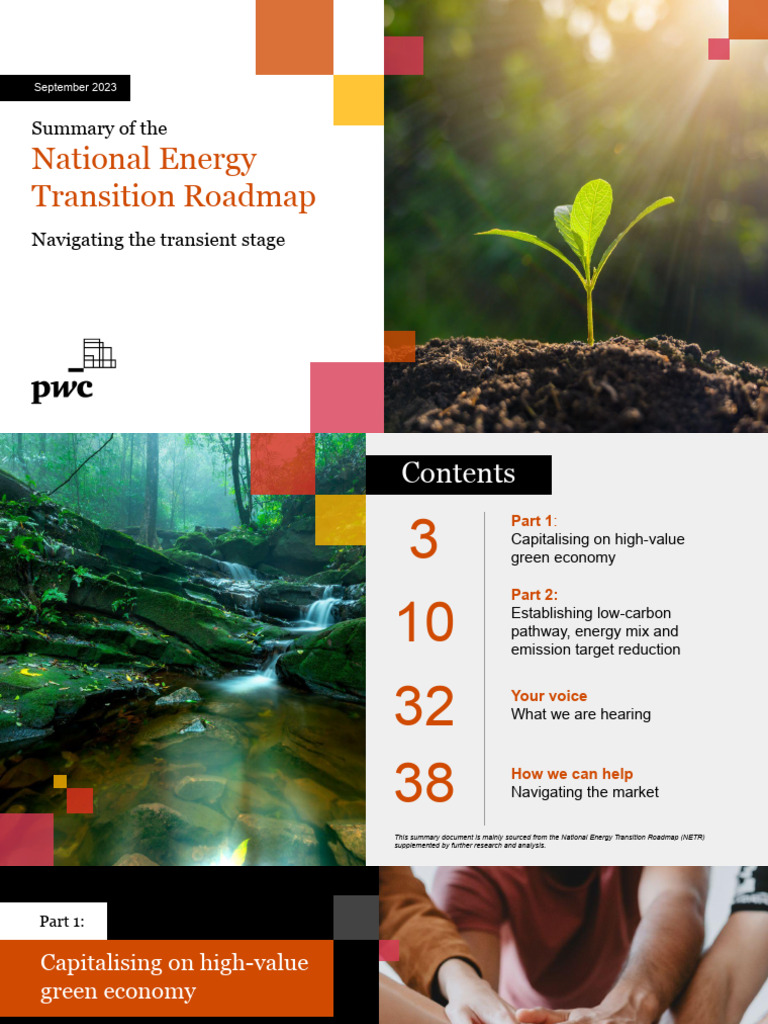 Malaysia's Energy Transition Roadmap Summary | PDF | Low Carbon Economy ...