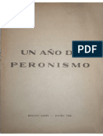 Un Año de Peronismo FACA