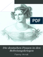 Arndt, Fanny - Die Deutschen Frauen in Den Befreiungskriegen 