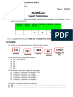 Actividades Tercera Semana