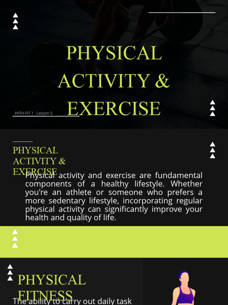 Physical Activity & Exercise Guide | PDF | Physical Fitness | Aerobic ...