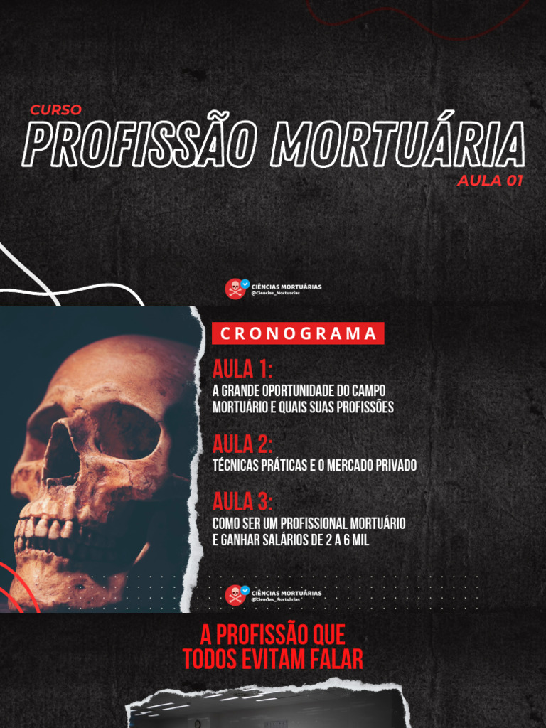 Profissão Mortuária - Aula 01 | PDF | Testemunha especializada ...