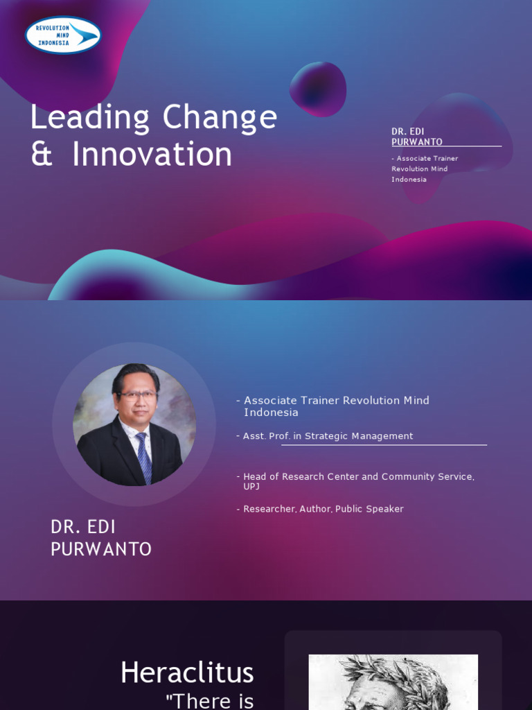 5 Leading Change & Innovation | PDF