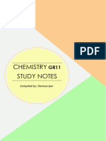 Chemistry Notes Gr.11