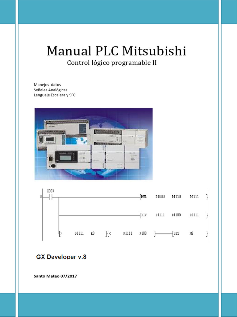 Manual de Programación PLC Mitsubishi | PDF | Decimal codificado en ...