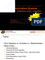 MSIS 4523 Ch10.Error Detection Correction - Short