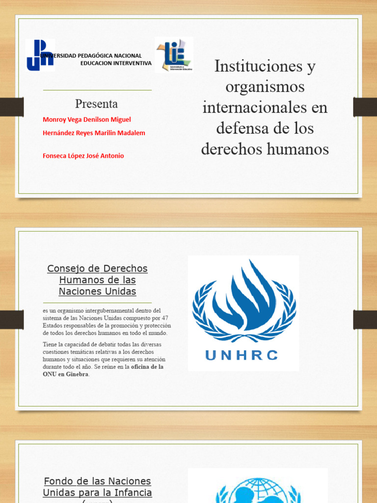 Instituciones que protegen derechos humanos | PDF | Naciones Unidas ...
