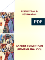III. Demand & Supply Analysis