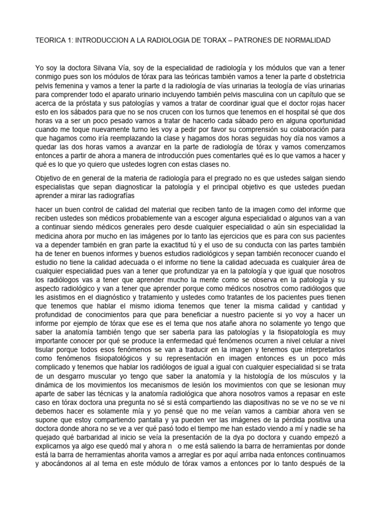 TEORICA 1 RADIO 2 PDF Rayo X Radiología