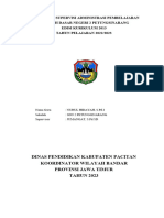 Instrumen Supervisi Administrasi Pembelajaran