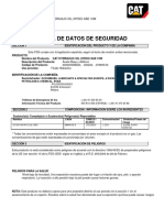 MSDS - CAT HYDRAULIC OIL (HYDO) SAE 10W - Actualizada