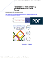 Full Download Business Statistics For Contemporary Decision Making 8th Edition Black Solutions Manual