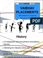 Vaibhav Placements: - Best Solution For Corporate Recruitment Problems