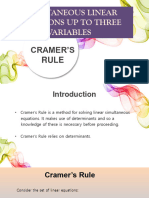 TOPIC 4 Cramers Rule