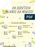 La Bioética Ante La Muerte - B