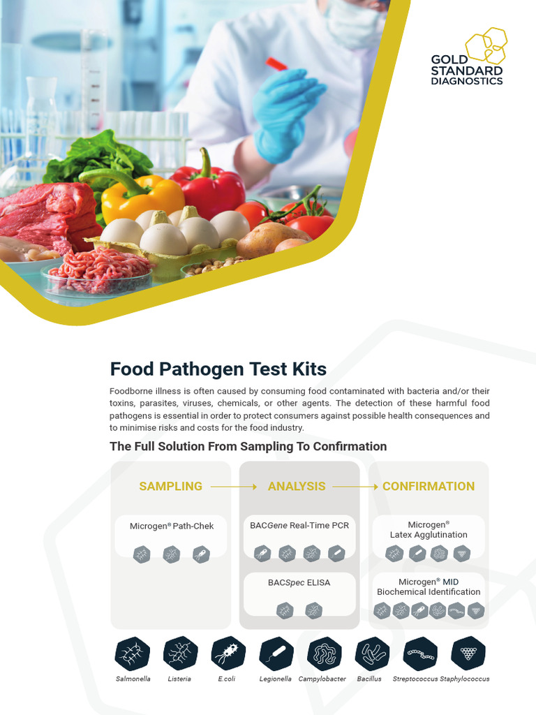 GSD_Food_Pathogens_flyer_Jan2023 PDF Polymerase Chain Reaction