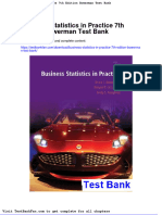 Full Download Business Statistics in Practice 7th Edition Bowerman Test Bank