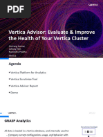 Vertica Unify 2021 - Health Advisor - Evaluate and Improve The Health of Your Vertica Cluster