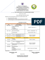 Learning Action Cell (Orientation On Accomplishing RPMS Portfolio)