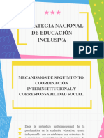 ESTRATEGIA DE EDUCACION INCLUSIVA (1) Presentación Final
