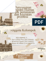 Kel 13 Penyusunan Program Kerja Humas Untuk Pemasaran Dan Kegiatan Promosi - 20231206 - 113807 - 0000