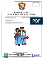 Kartu Pribadi Bimbingan Dan Konseling