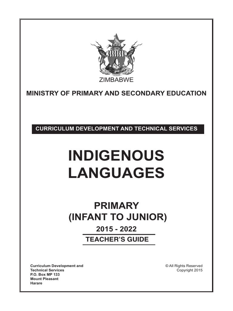 Indigenous Languages Junior - Infant To Junior | PDF | Curriculum ...