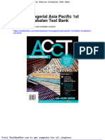 Full Download Acct Managerial Asia Pacific 1st Edition Sivabalan Test Bank
