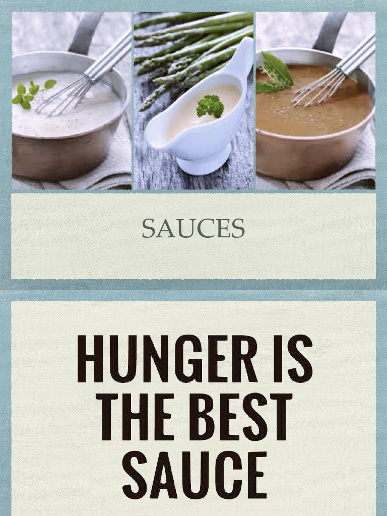 Sauces PDF Sauce Mayonnaise