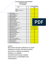 Hasil Pas SMT 1 Pjok 9.1