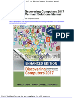 Full Download Enhanced Discovering Computers 2017 1st Edition Vermaat Solutions Manual