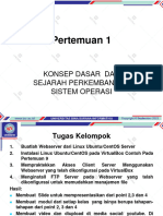 Pertemuan 1: Konsep Dasar Dan Sejarah Perkembangan Sistem Operasi