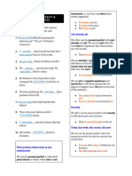 Exercise (Present Perfect - Past Simple)