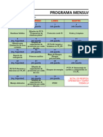 Cronograma de Capacitaciones