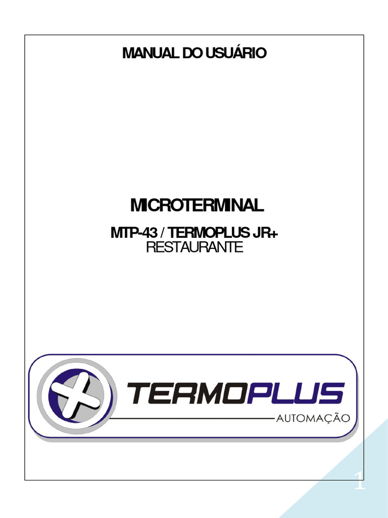 Manual do Microterminal MTP-43 | PDF | Rede de computadores | Impressão