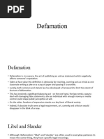 Defamation