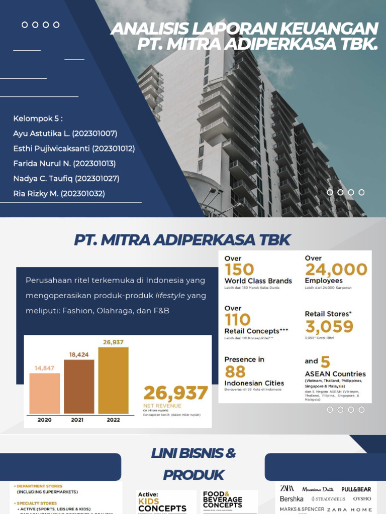 Analisis Keuangan PT MAP Tbk | PDF | Bisnis | Pengelolaan Keuangan & Uang