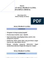 Sesi 6 Pedoman Penulisan Soal PG