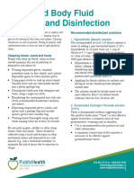 Blood Body Fluid Cleaning Disinfection Fact Sheet Access