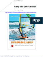 Full Download Entrepreneurship 11th Edition Hisrich Test Bank