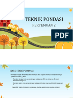 2 - Pertemuan 2 Teknik Pondasi