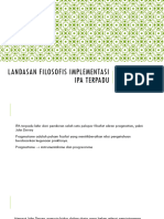 Landasan Filosofis Implementasi IPA Terpadu