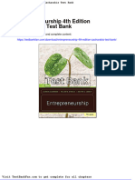Full Download Entrepreneurship 4th Edition Zacharakis Test Bank