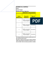 Planilla de Ruido Ocupacional