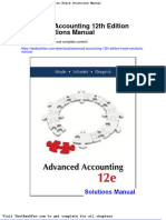 Full Download Advanced Accounting 12th Edition Hoyle Solutions Manual