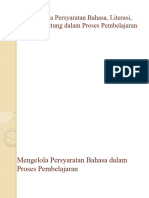 Mengelola Persyaratan Bahasa, Literasi, Dan Berhitung