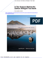 Full Download Environment The Science Behind The Stories 6th Edition Withgott Test Bank
