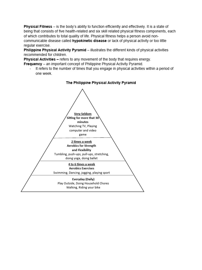 Physical Fitness Pdf