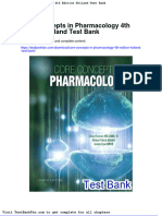 Full Download Core Concepts in Pharmacology 4th Edition Holland Test Bank